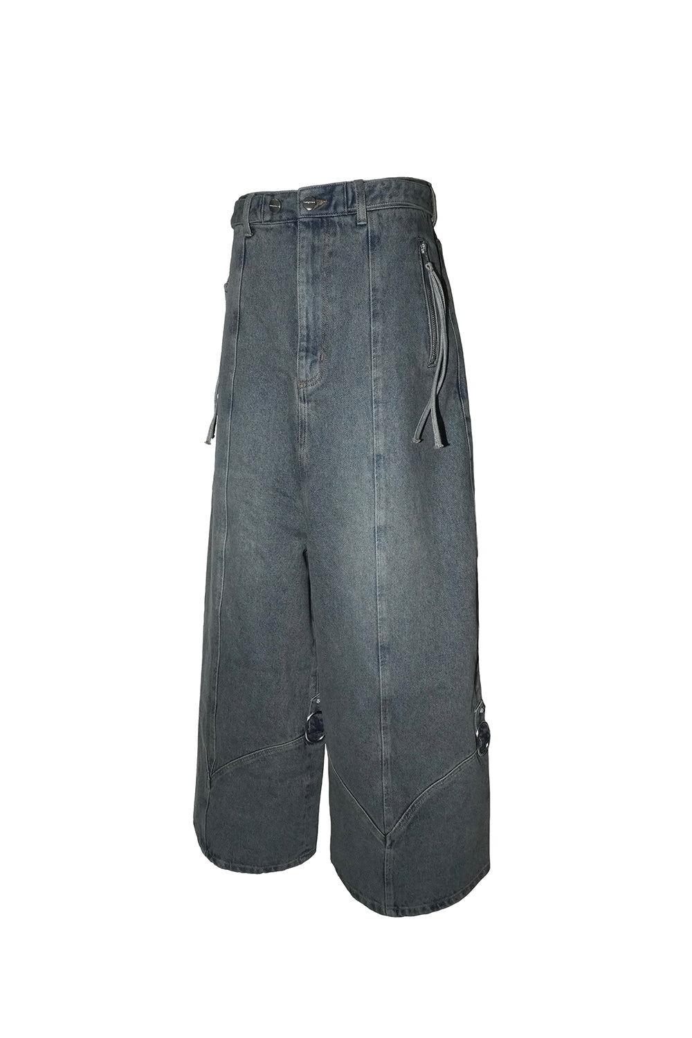 THEREDTHREAD / ザレッドスレッド】buckle wide denim
