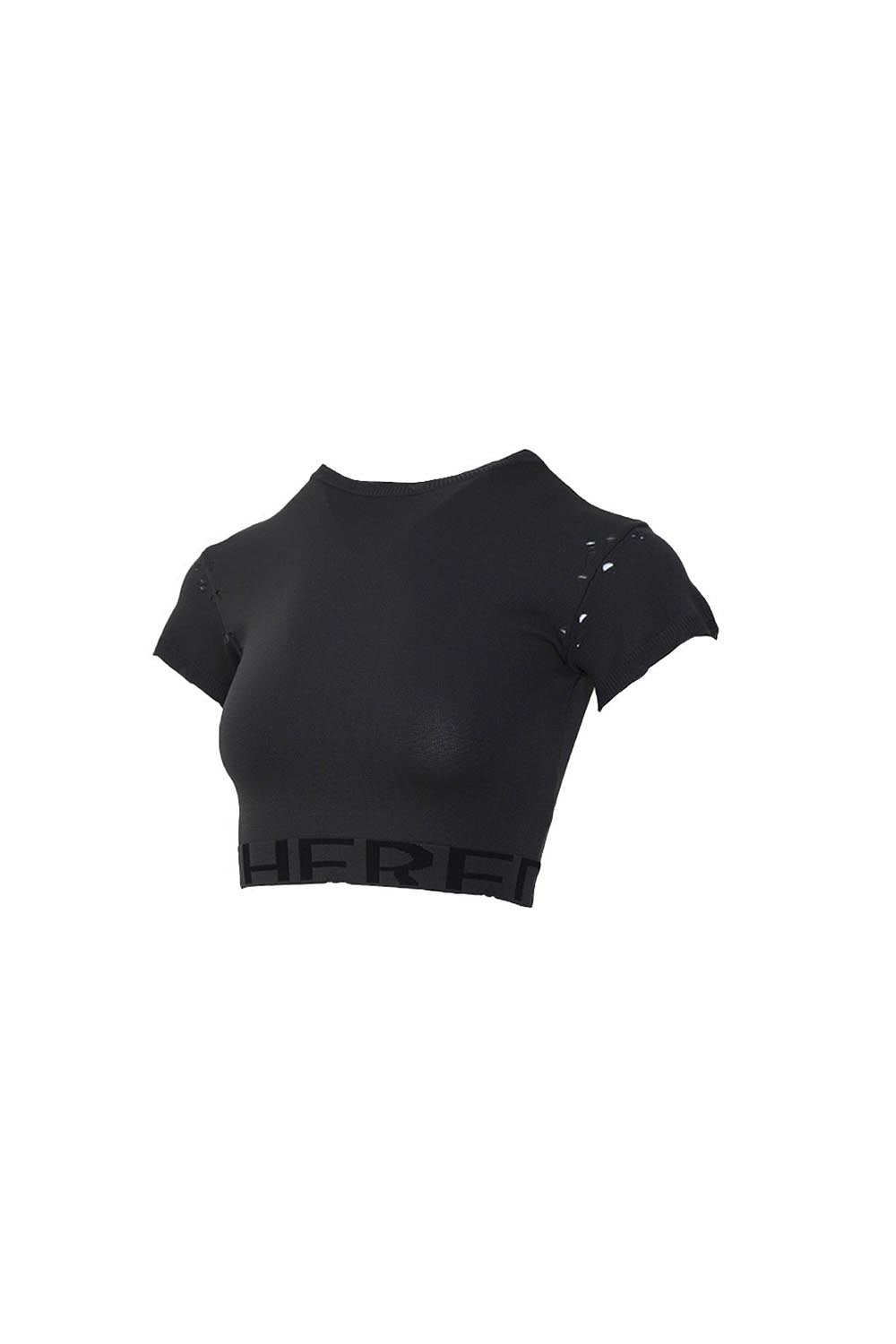 トップス theredthread S damage tops half logo THEREDTHREAD / ザレッドスレッド】S damage tops half logo
