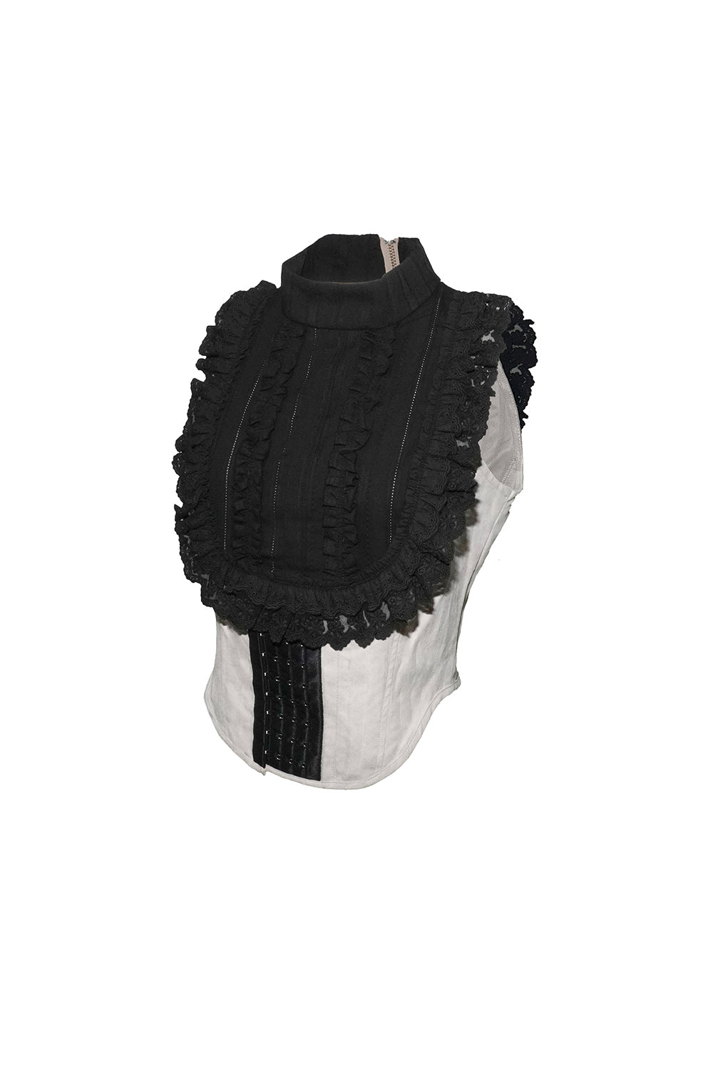 bib corset blouse