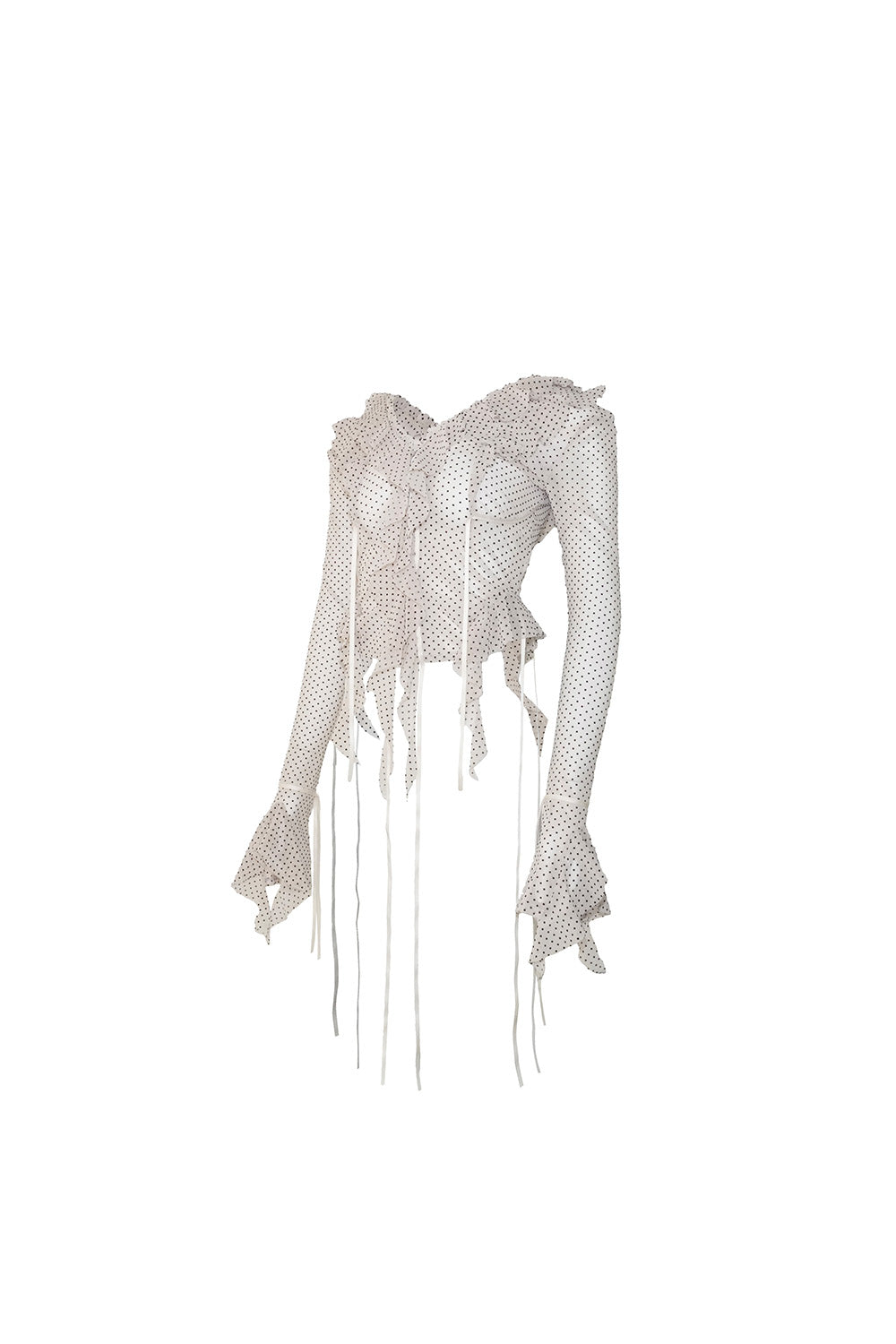 S dot flow frill tops