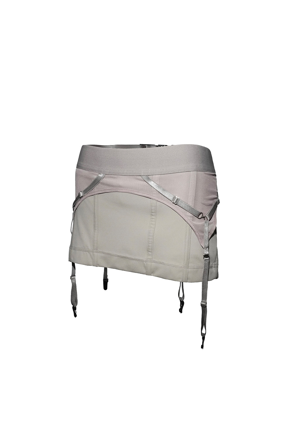 sculpt garter skirt mini
