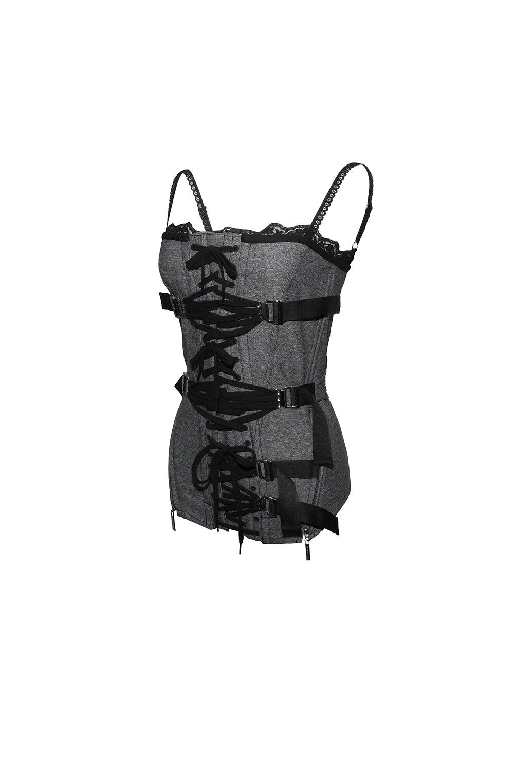 トップス burlesque layered corset theredthread wh トップス burlesque layered corset theredthread wh THEREDTHREAD