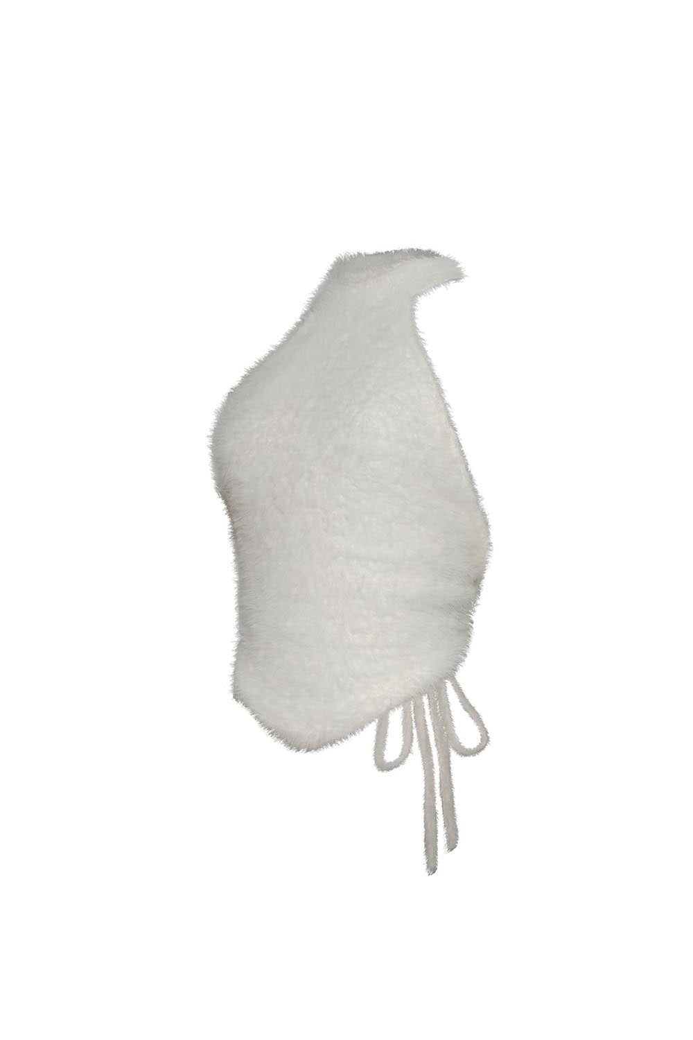S fluffy halter tops
