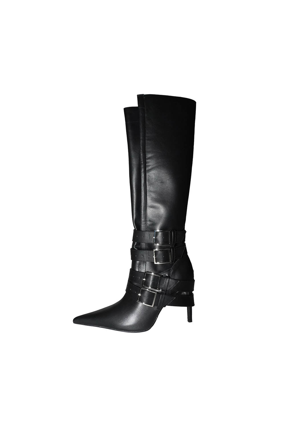 folded belt boots