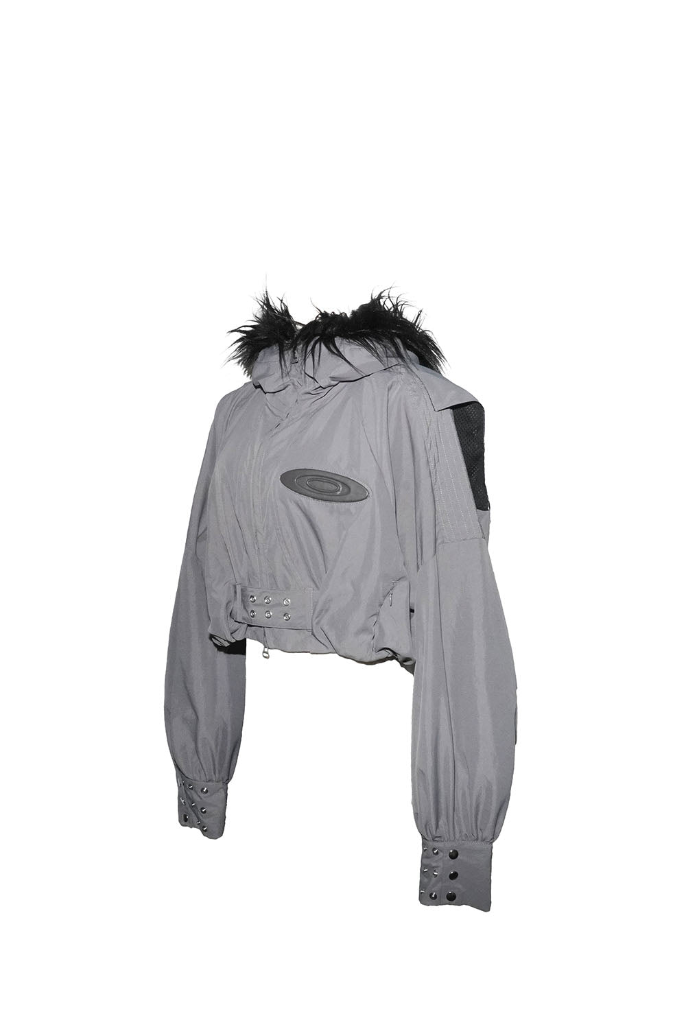 S eyelet nylon jacket