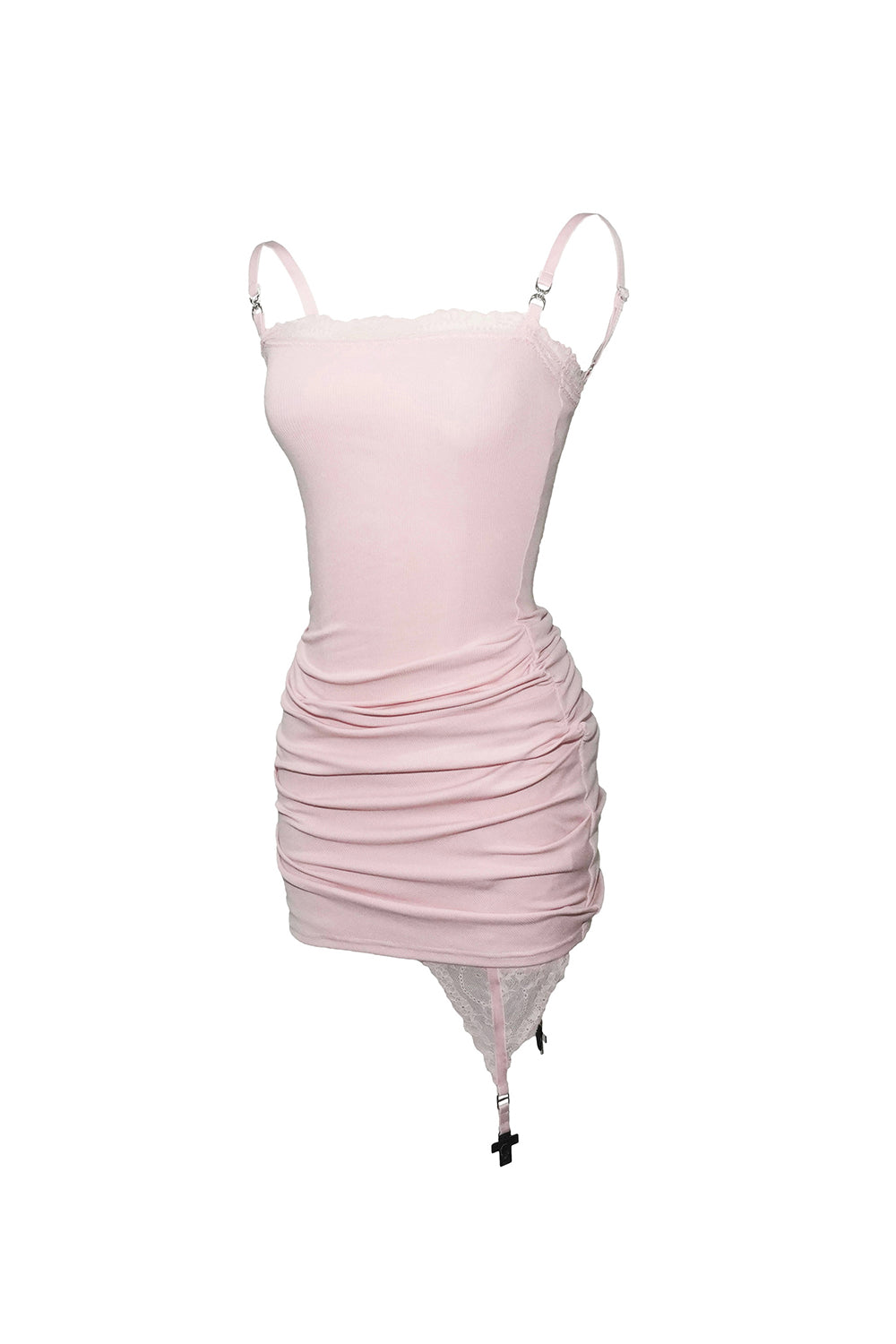 laced garter dress