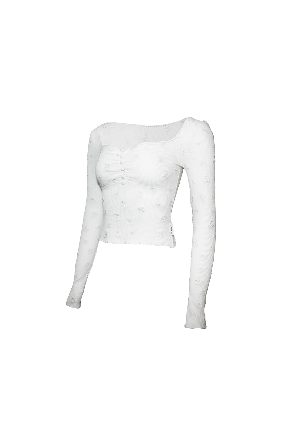 theredthreadトップス THEREDTHREAD / ザレッドスレッド】embroidery thermal tops