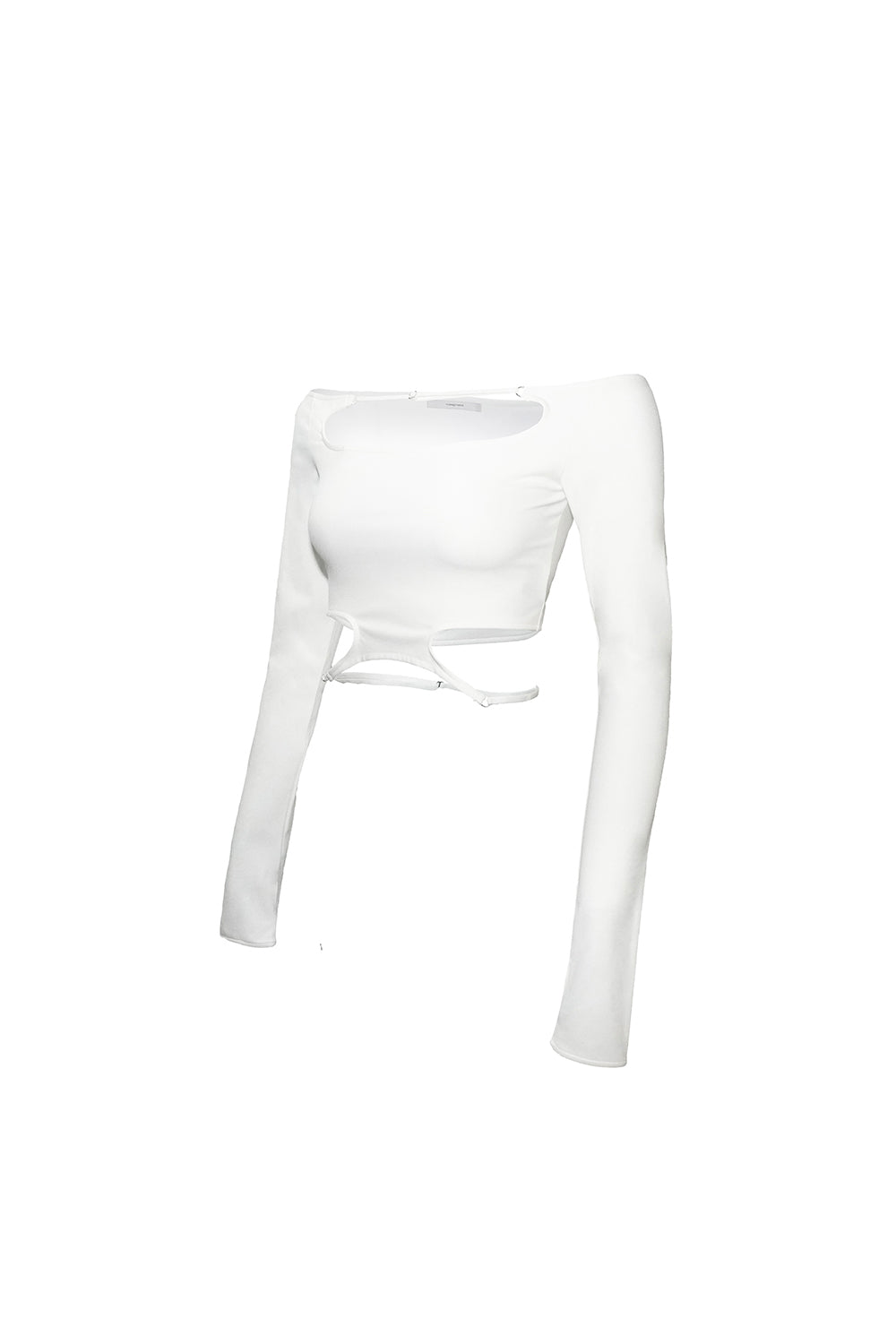 THEREDTHREAD / ザレッドスレッド】cutout tops cropped