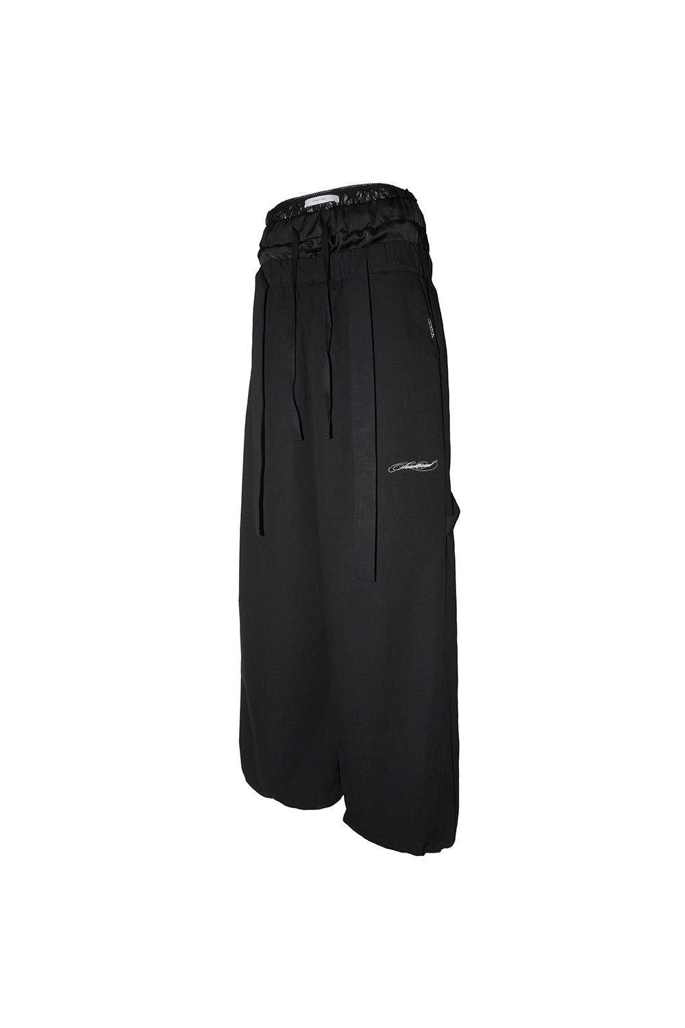 layered waist pants