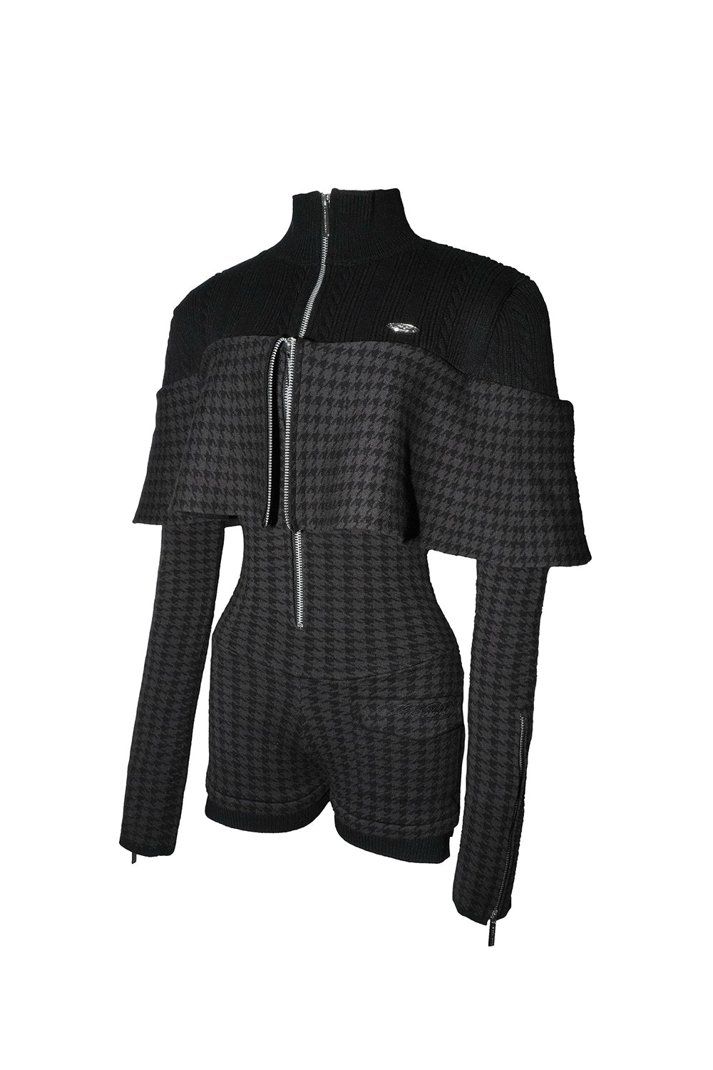 cape zip romper