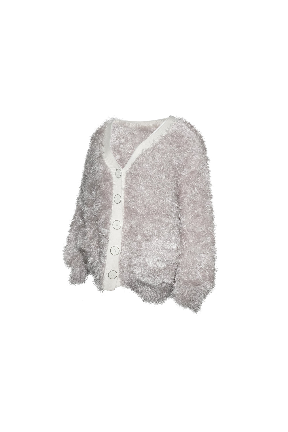 basic shaggy cardigan