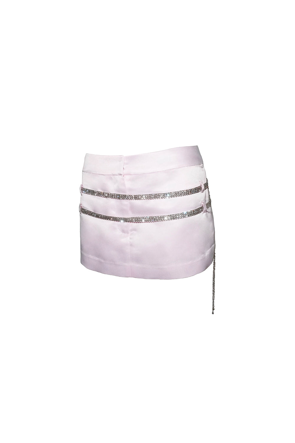 glint belt skirt mini