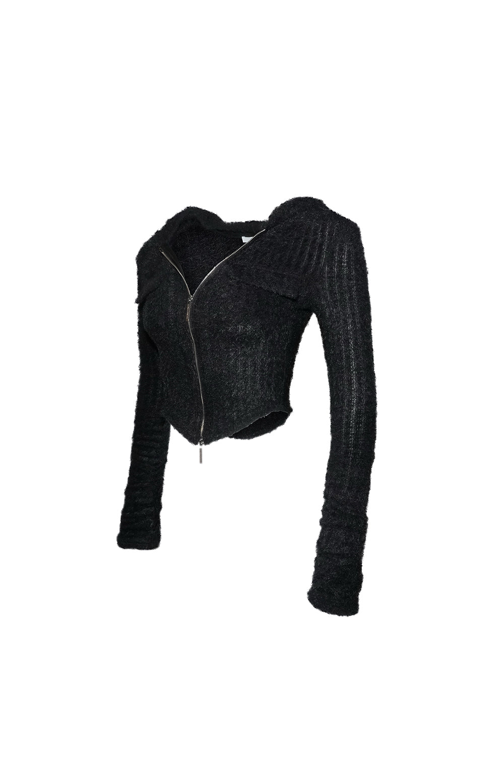 S w zip brushed hoodie