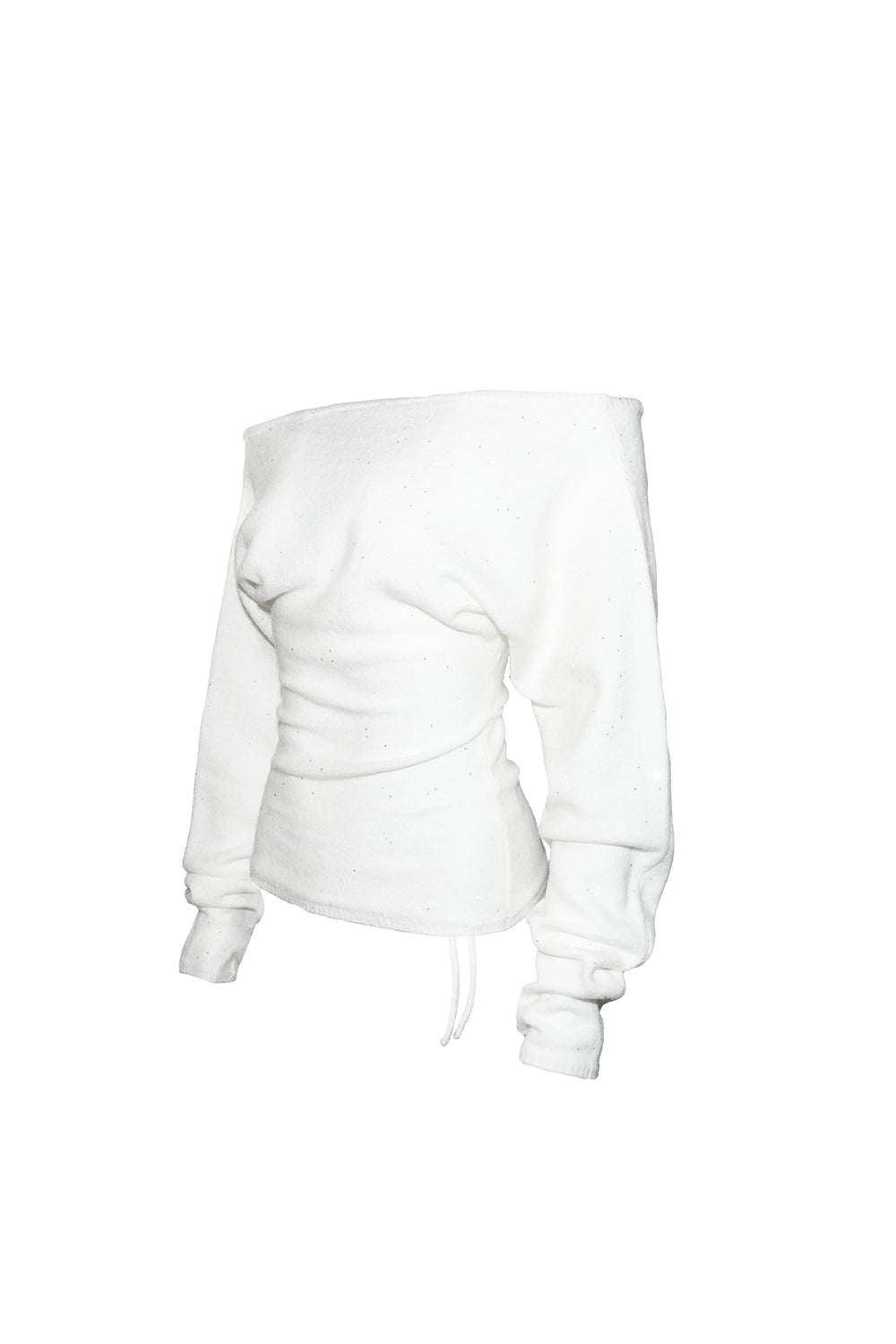 S sequin offshoulder knit