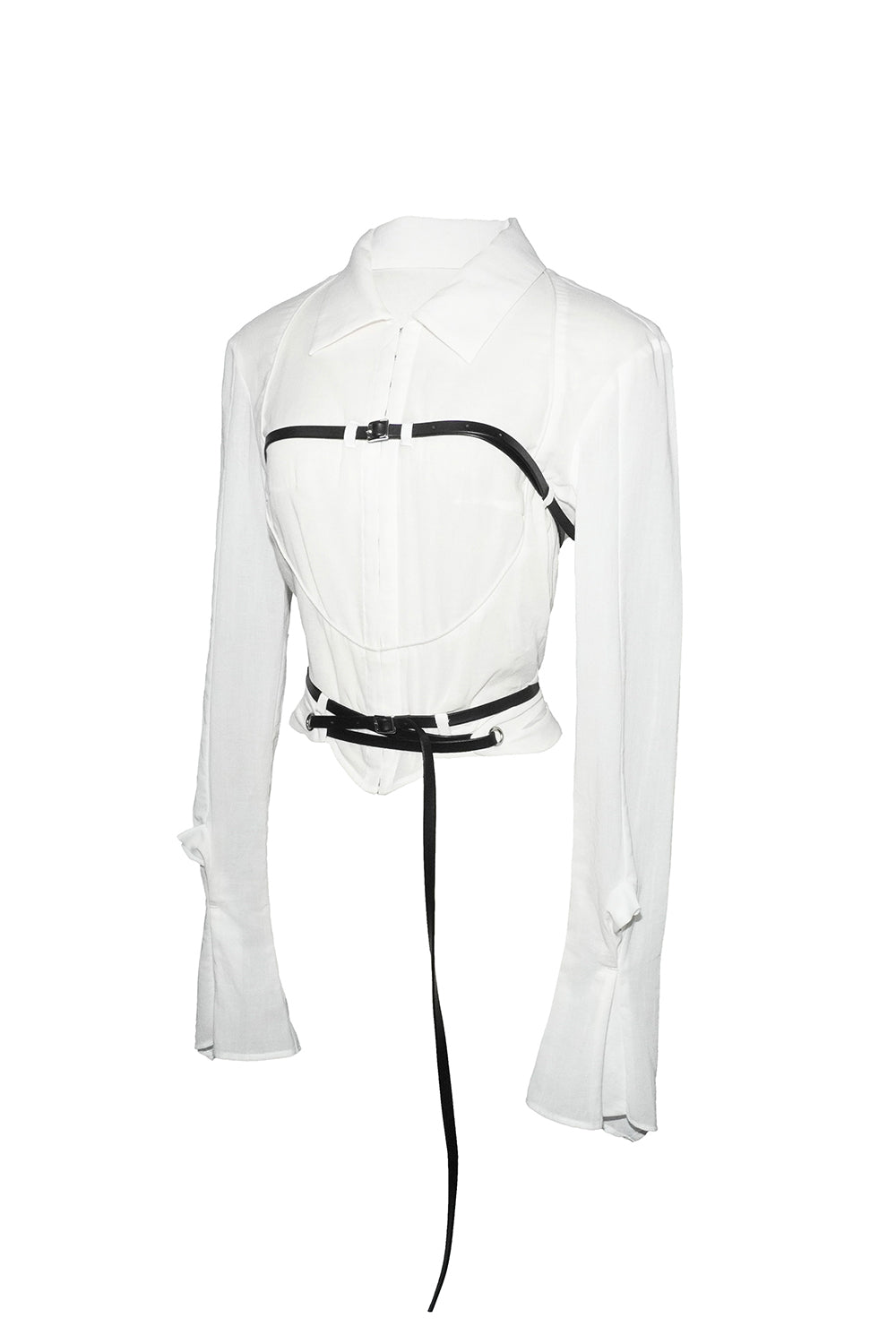 harness sleeve blouse