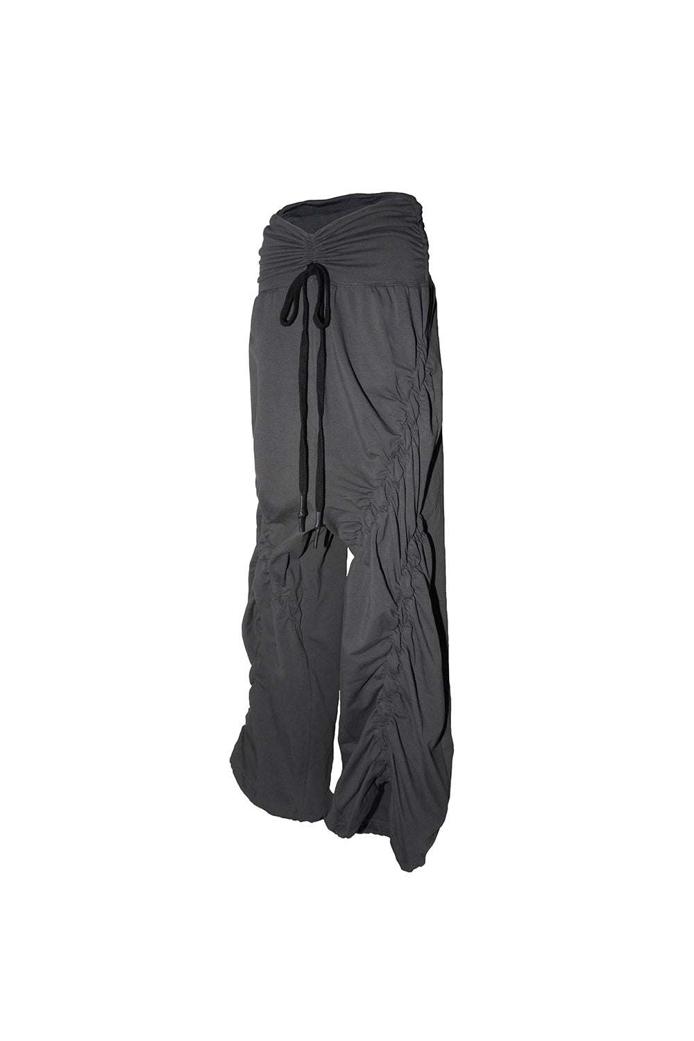 S ribbon smocking sweat pants