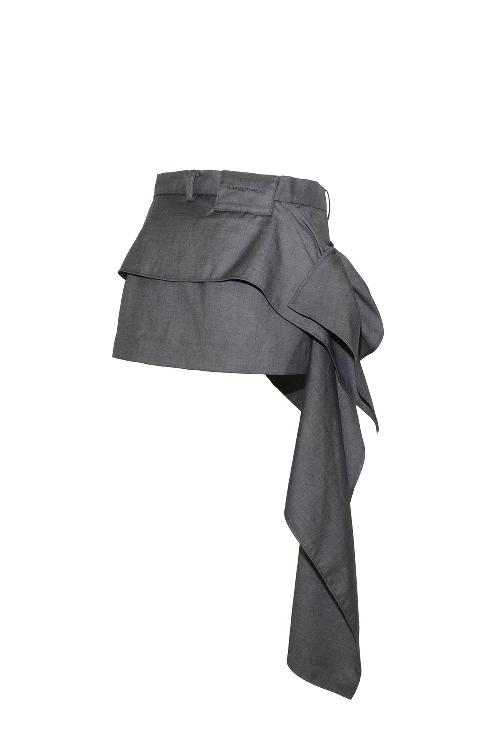 S drape tail skirt mini