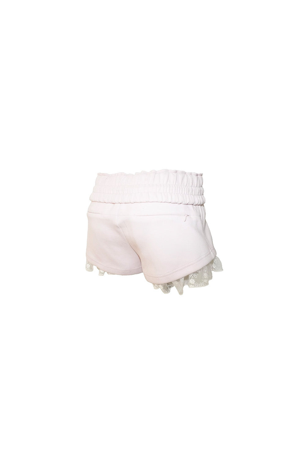 S jersey shorts lace