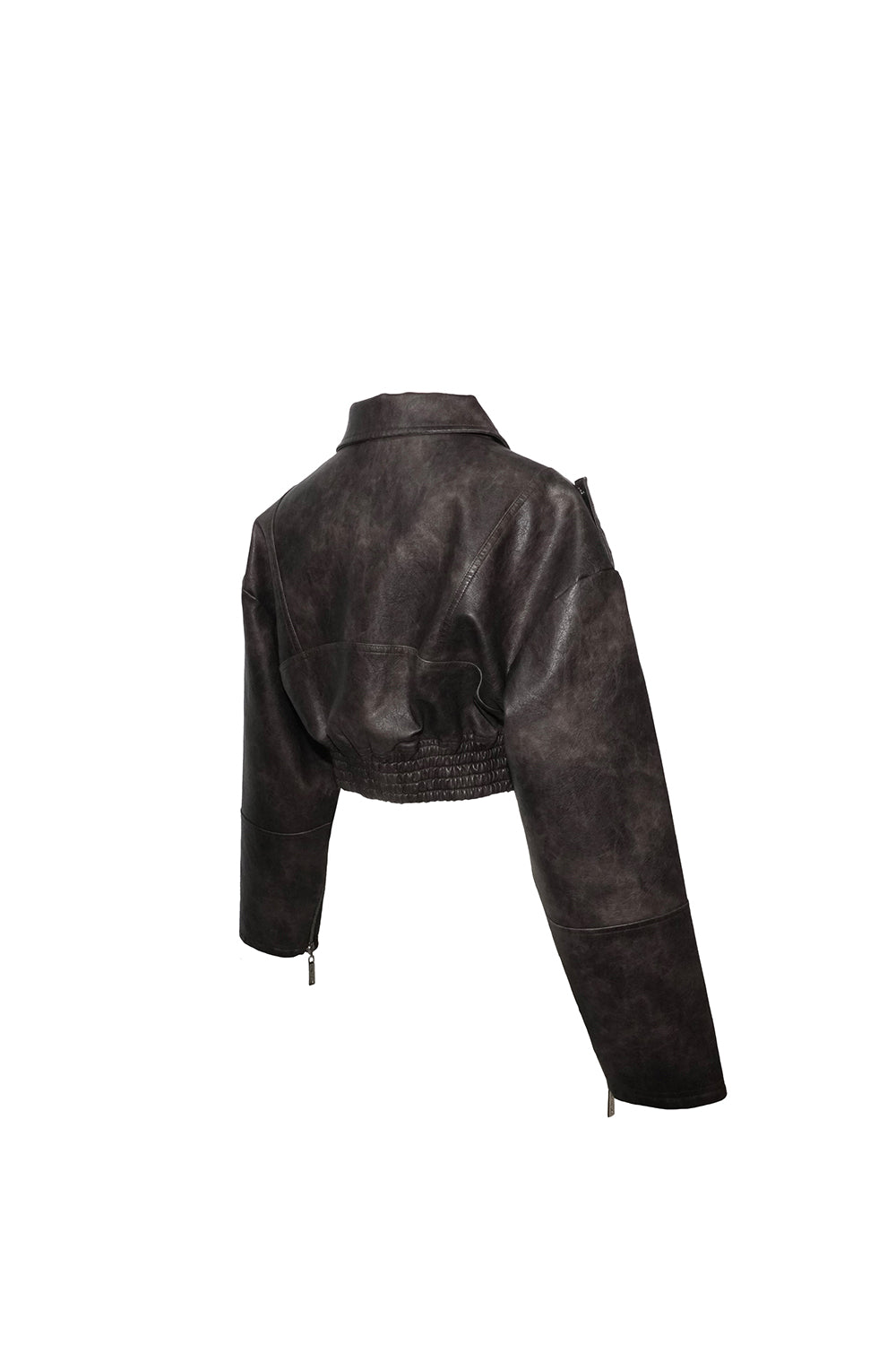 fake leather jacket