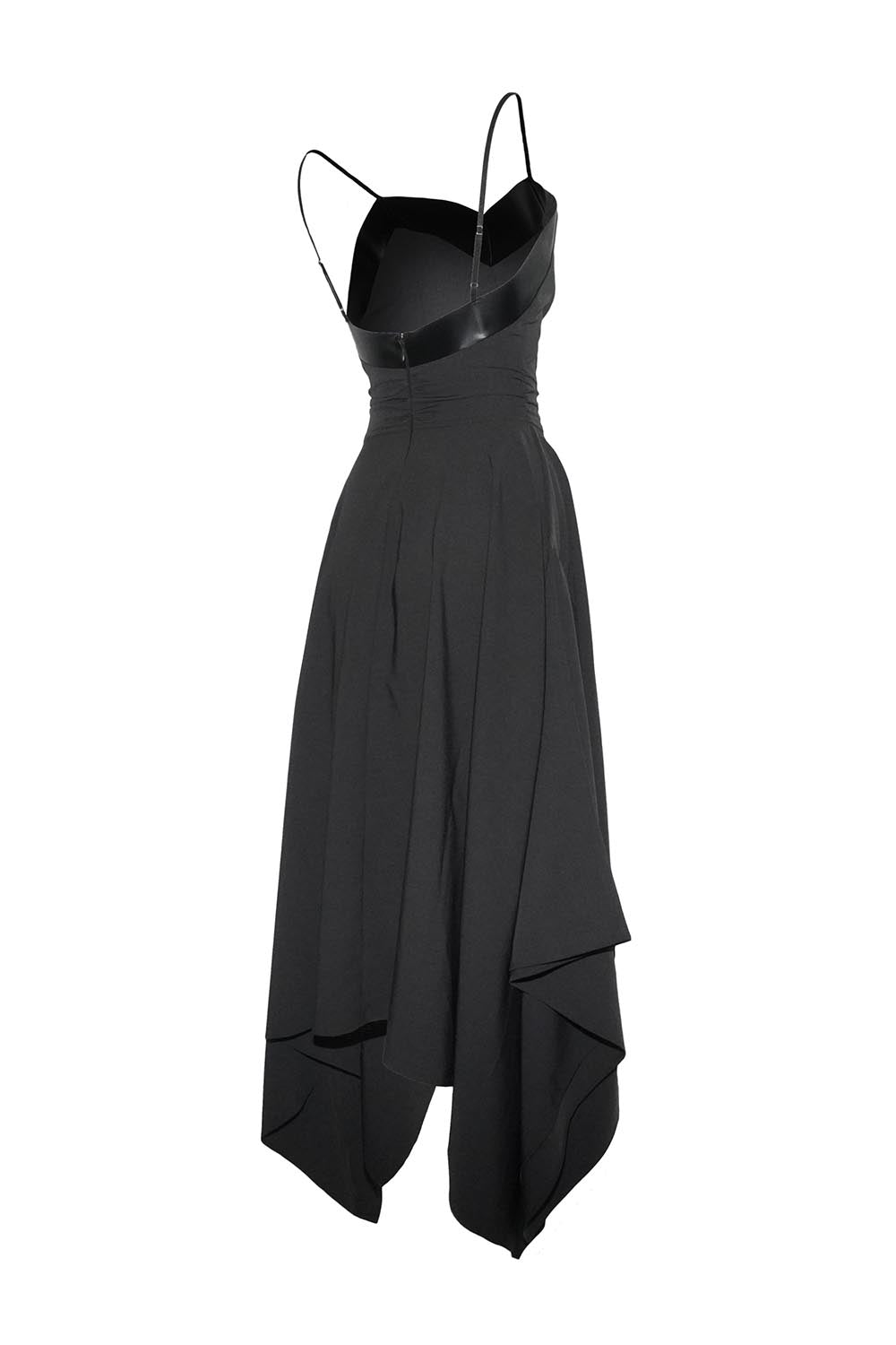 THEREDTHREAD / ザレッドスレッド】S asymmetry flow dress