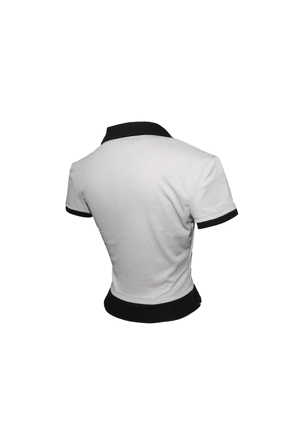 bicolor layered tops short