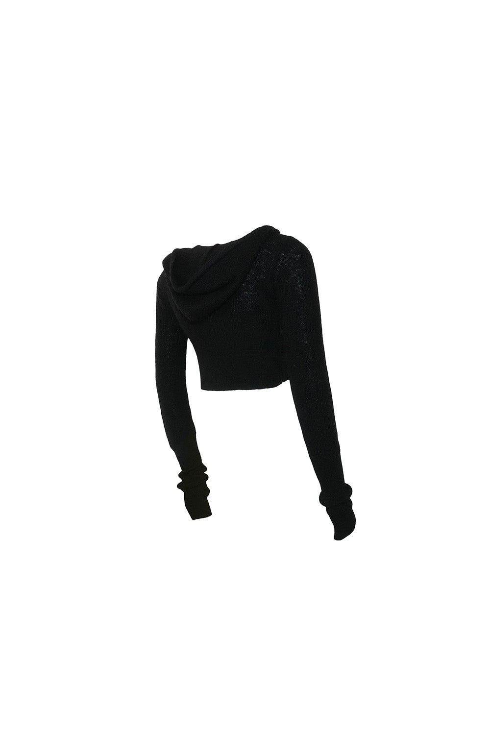 S w zip knit hoodie