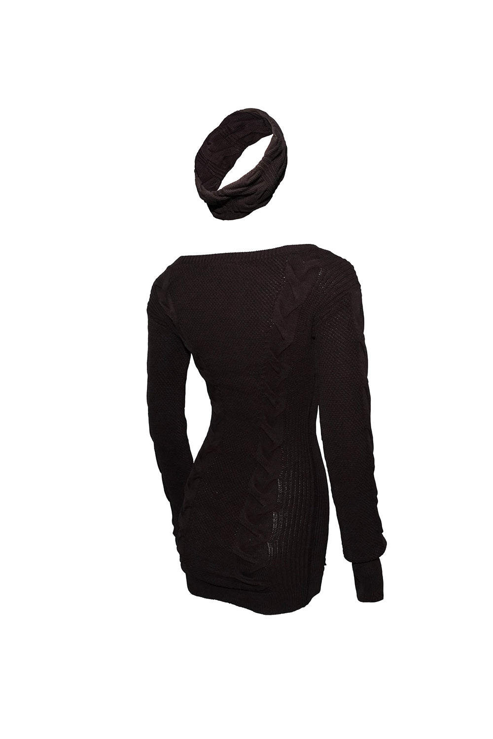 frame knit dress set