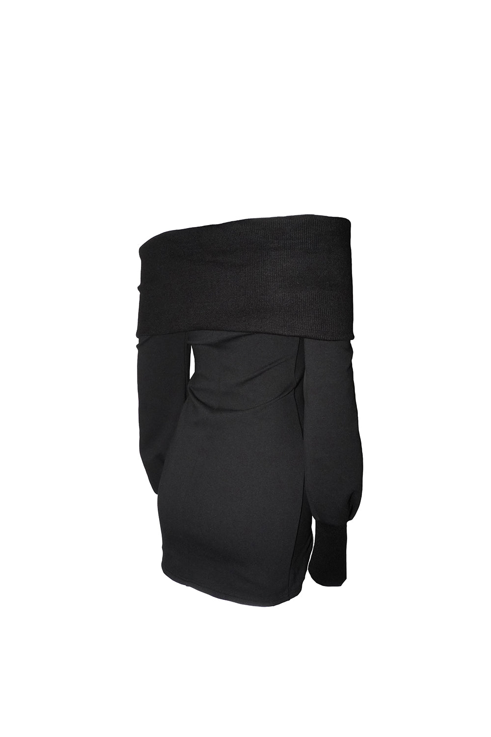 slash zipup mini dress