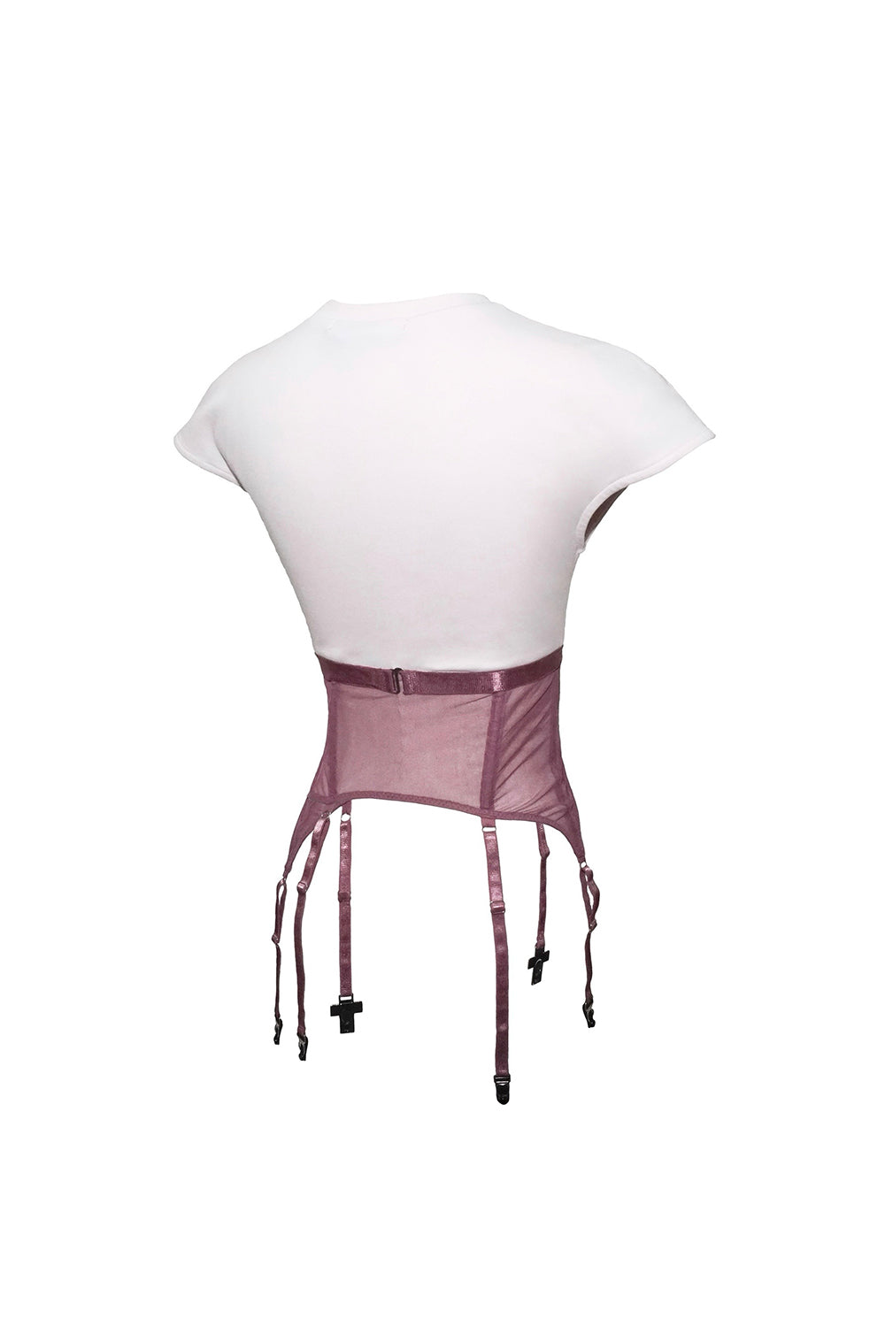 belted panel corset tops