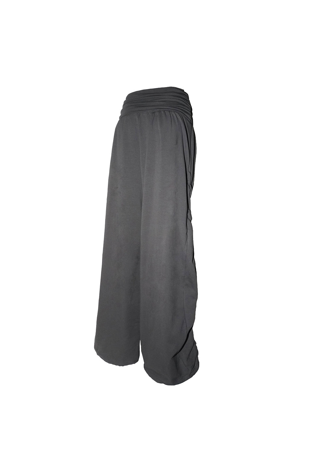 S ribbon smocking sweat pants