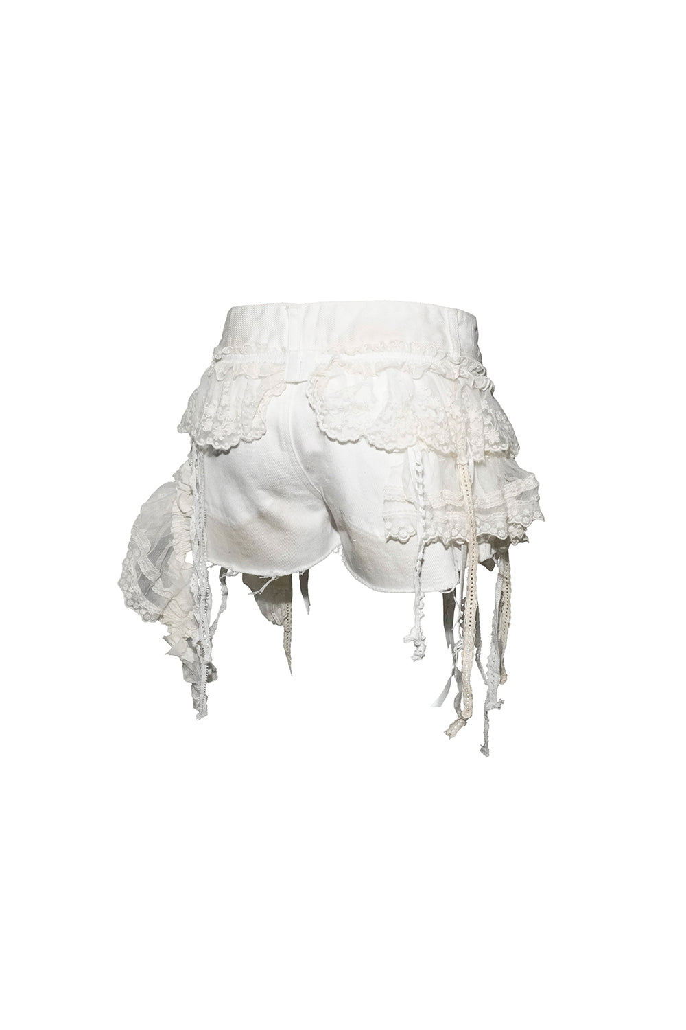 veil frill garter shorts