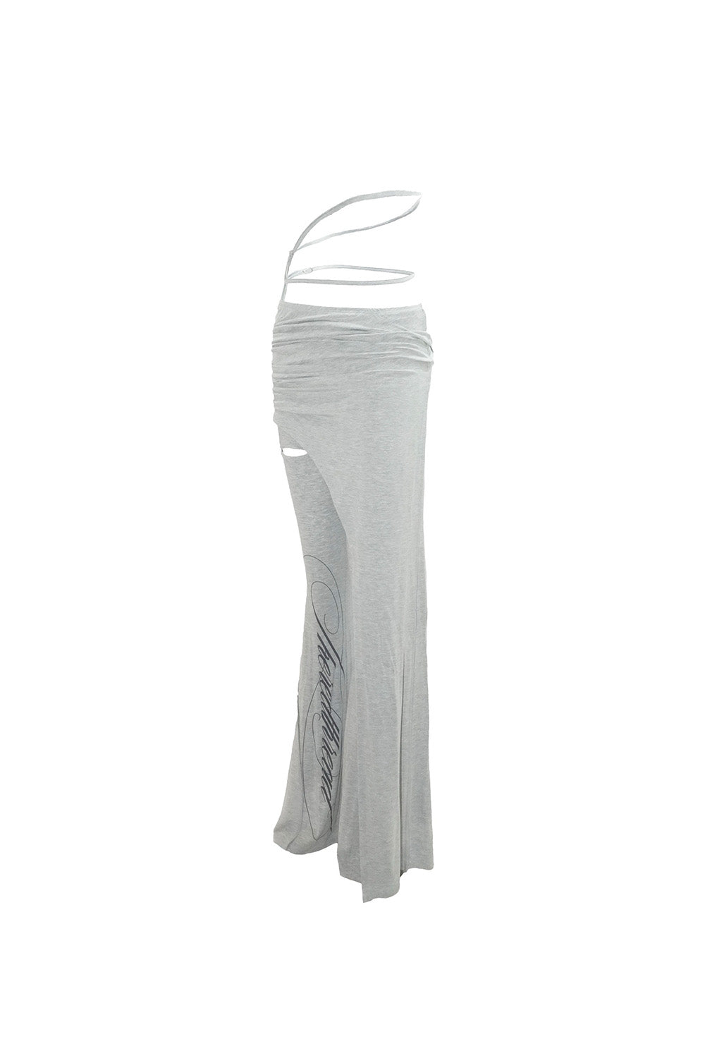 S script layered skirt pants