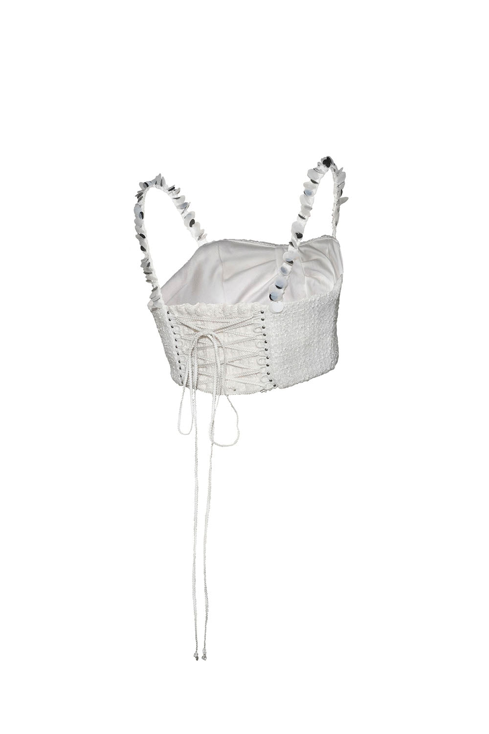 S petite tweed bustier