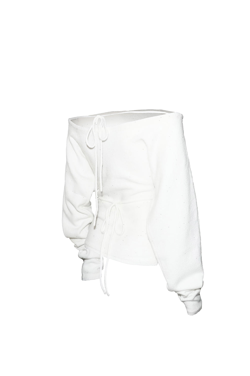 S sequin offshoulder knit