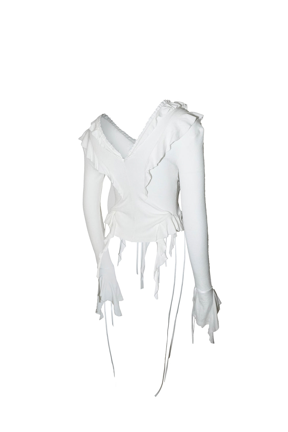 THEREDTHREAD / ザレッドスレッド】S flow frill tops