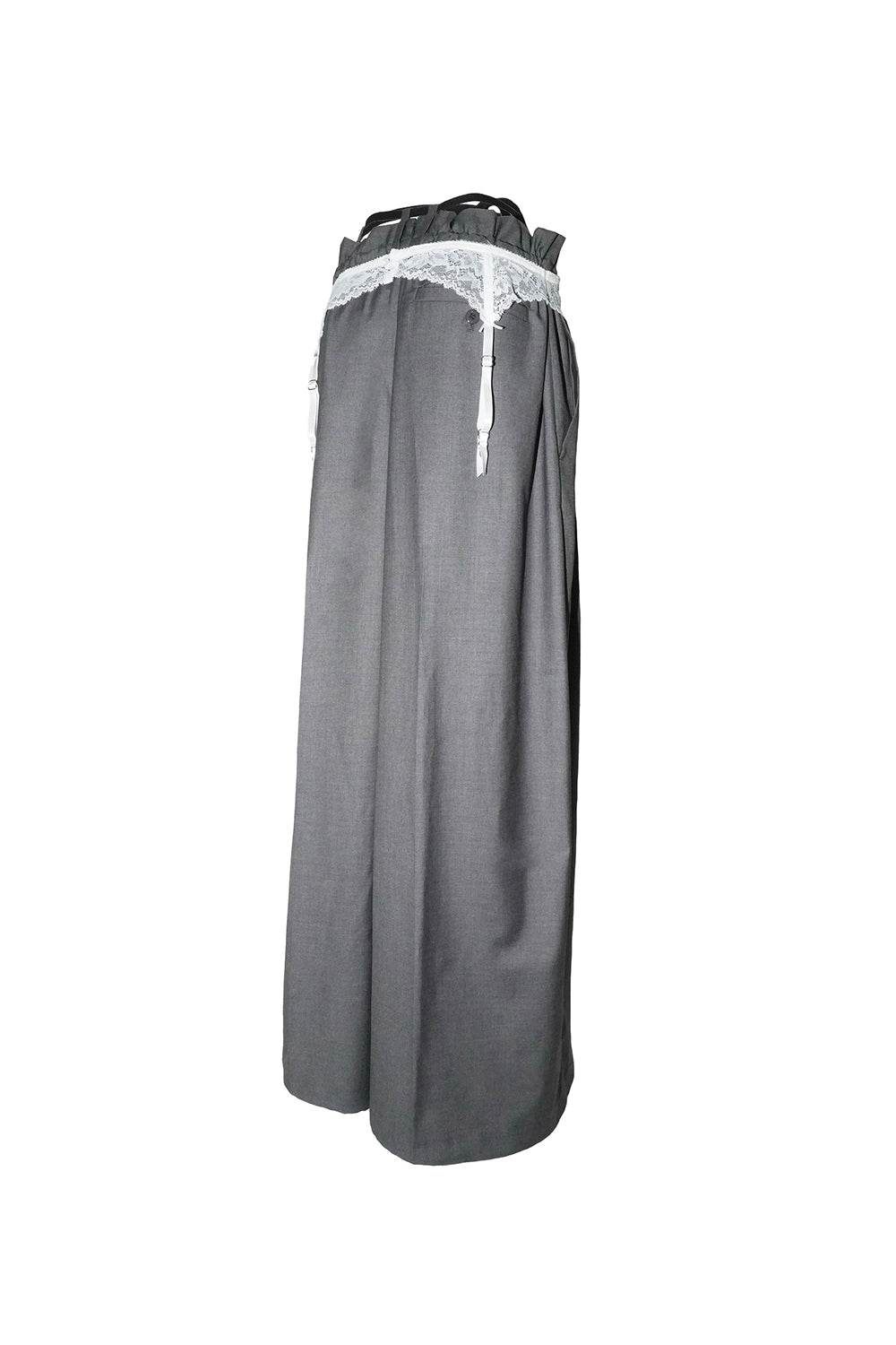 パンツ theredthread laced garter suit slacks THEREDTHREAD / ザレッドスレッド】laced garter suit slacks