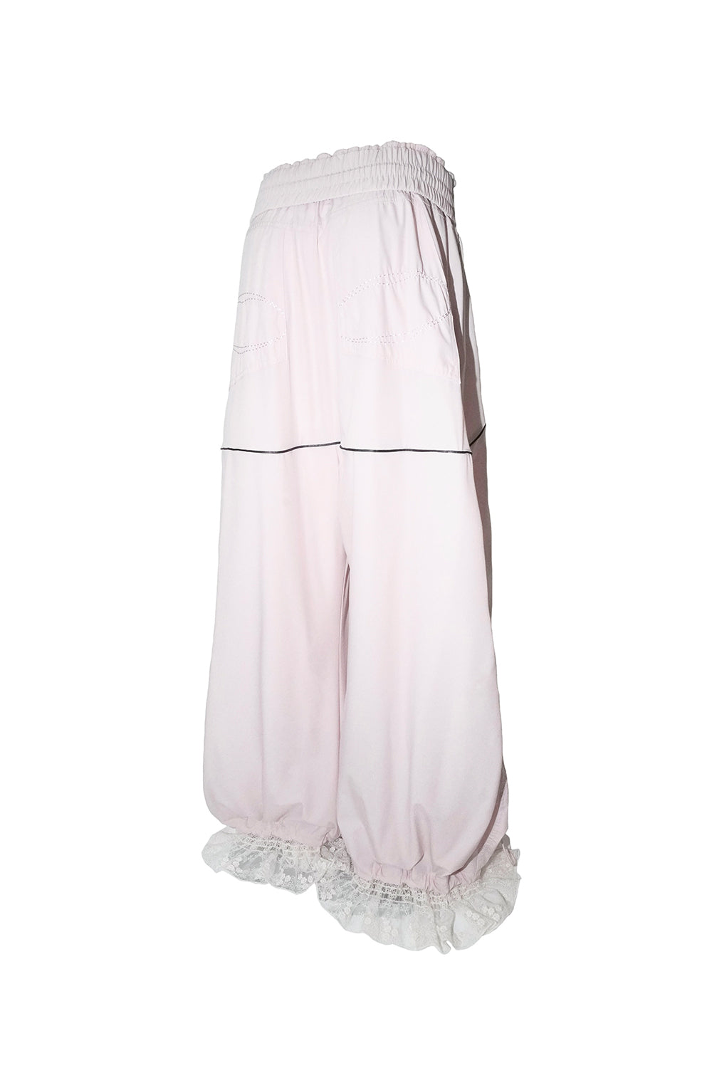 nylon jersey pants lace