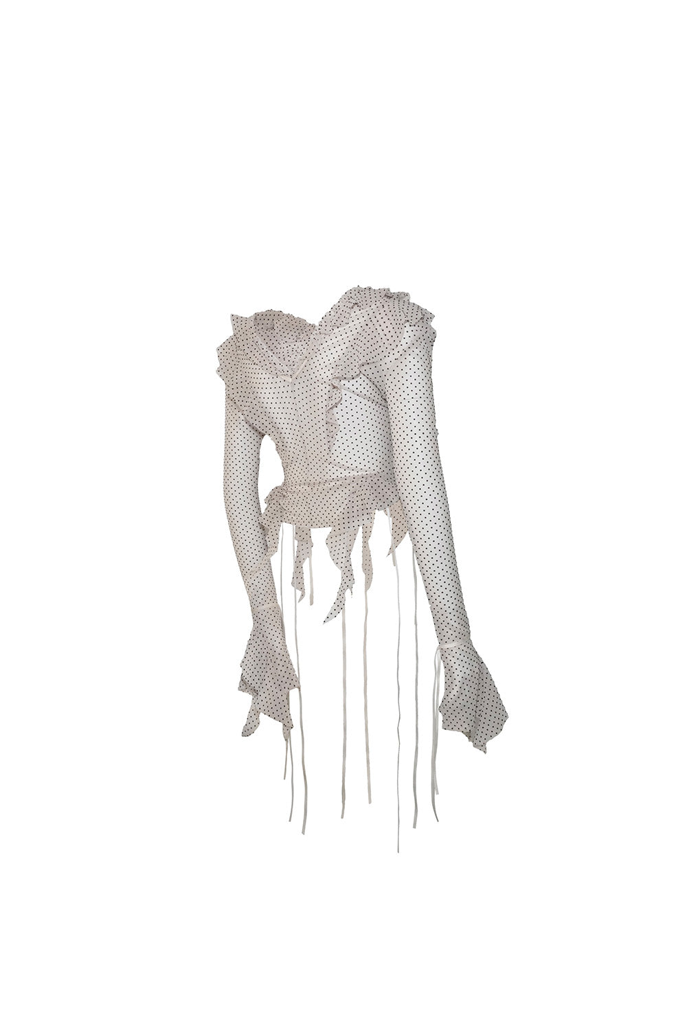 S dot flow frill tops