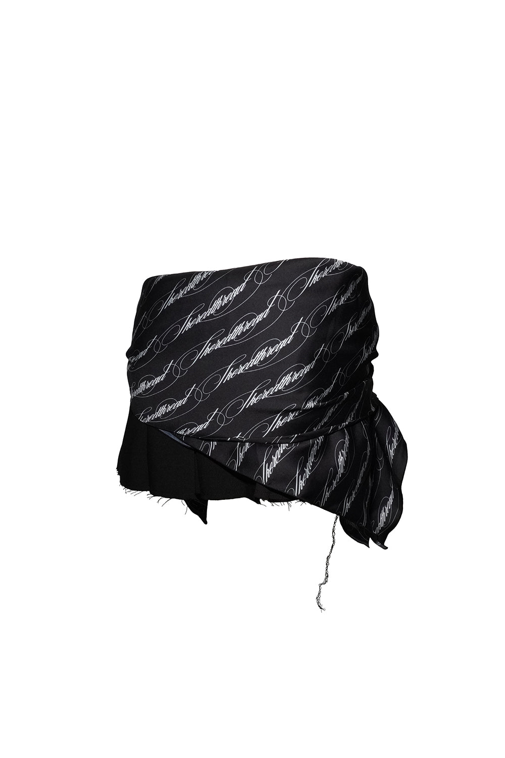scarf pleated mini