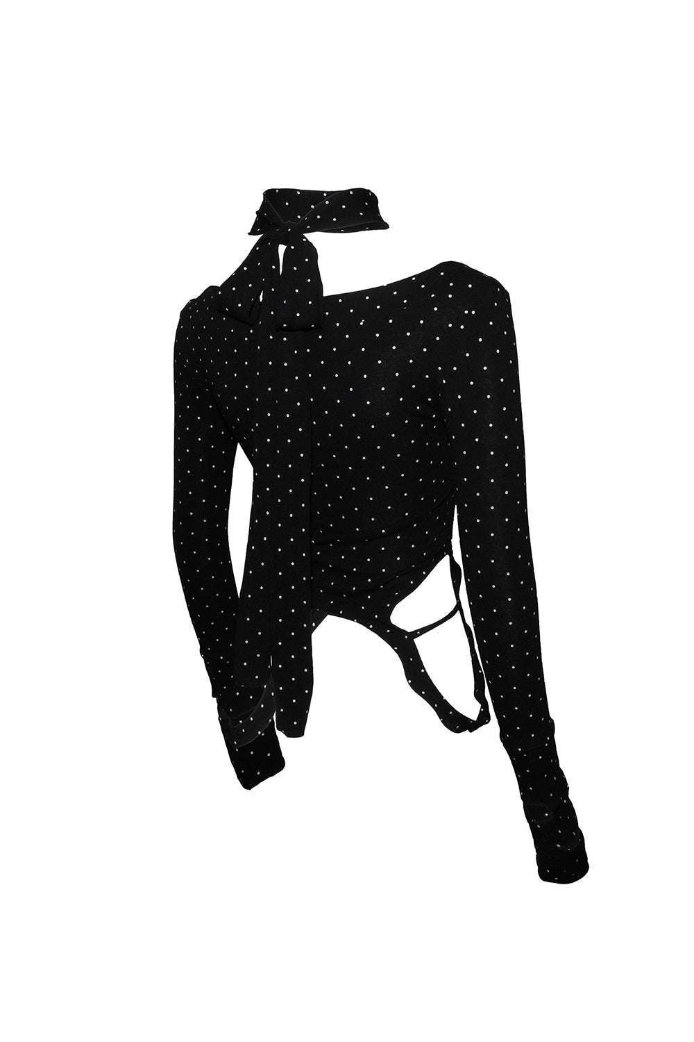 loop dot tie tops