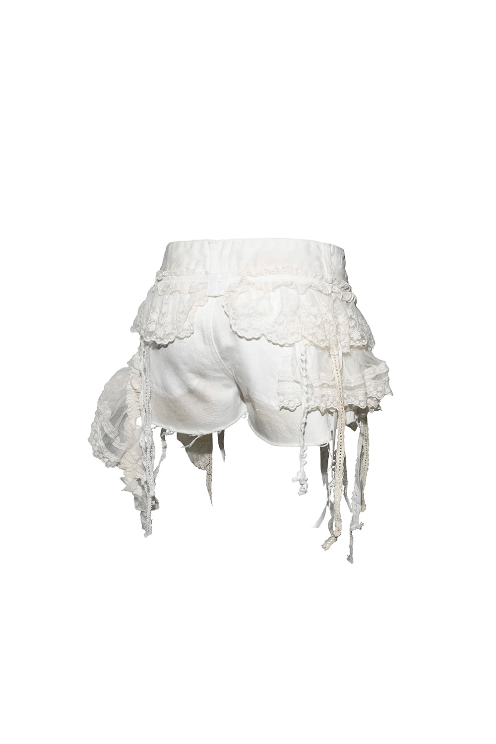 veil frill garter shorts