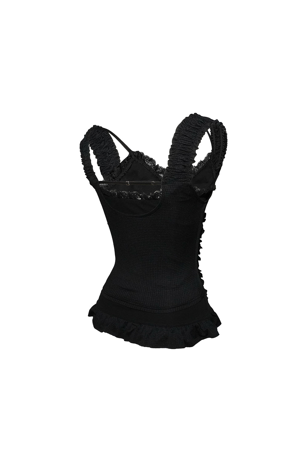 frill corset tops