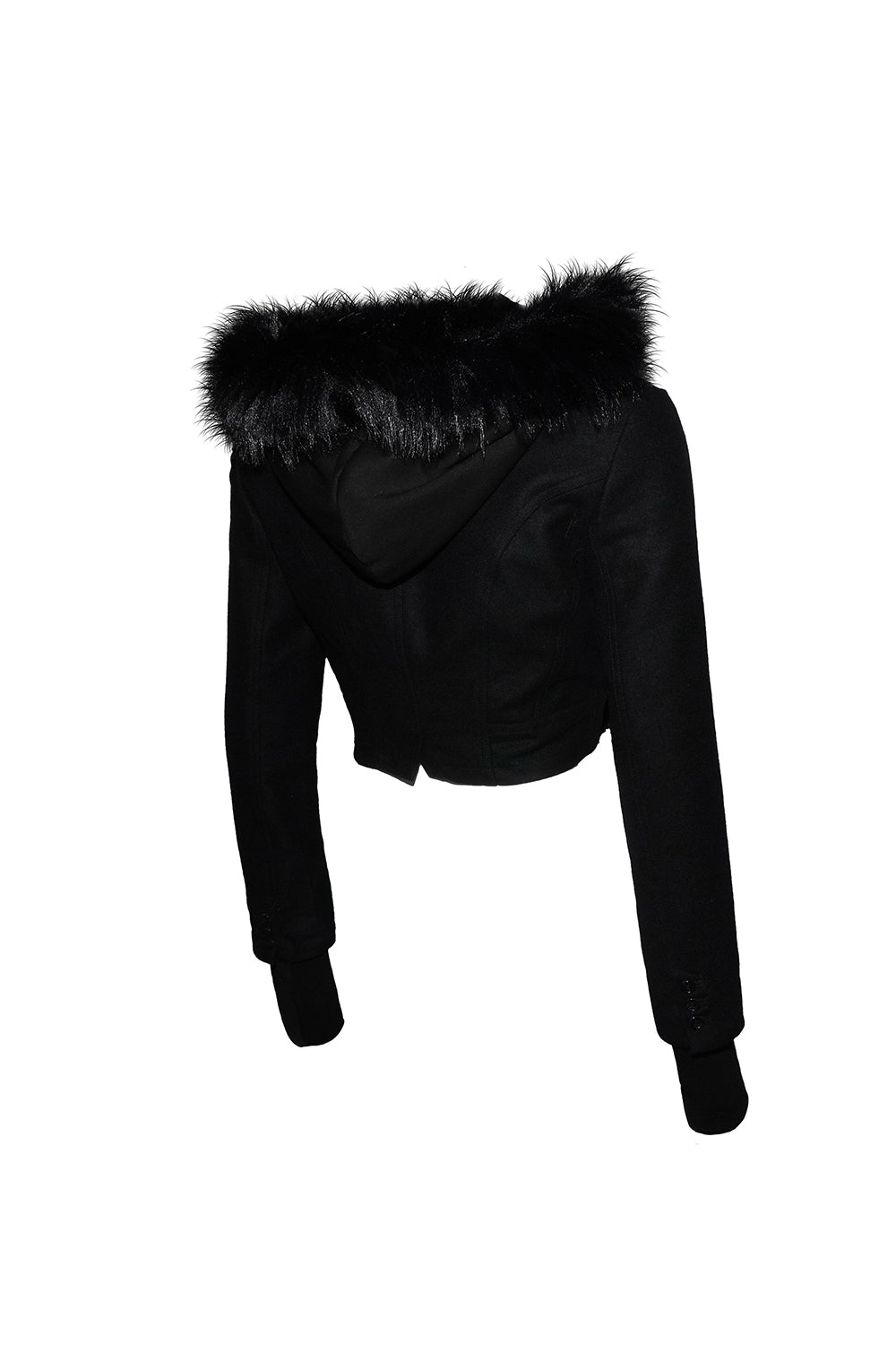 layered trim jacket