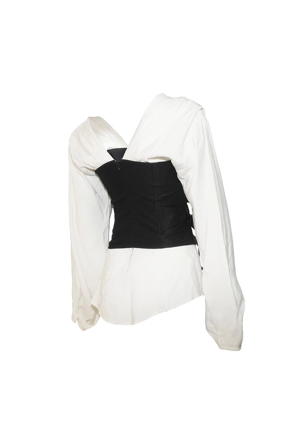 S burlesque corset blouse