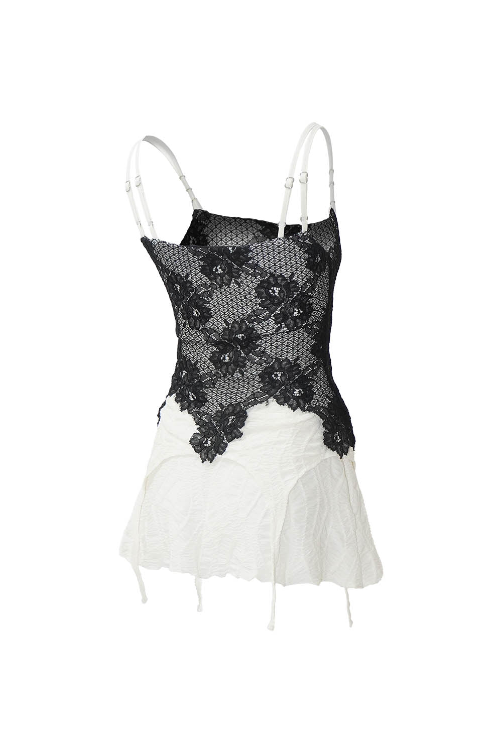 ワンピース theredthread Scutting lace dress THEREDTHREAD】S cutting lace dress