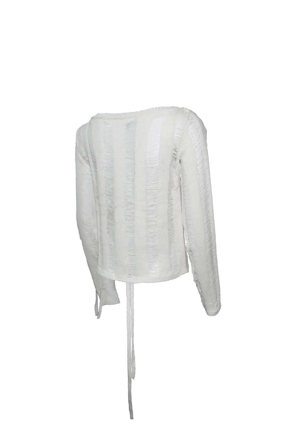 トップス theredthread laddering loose knit THEREDTHREAD / ザレッドスレッド】laddering loose knit
