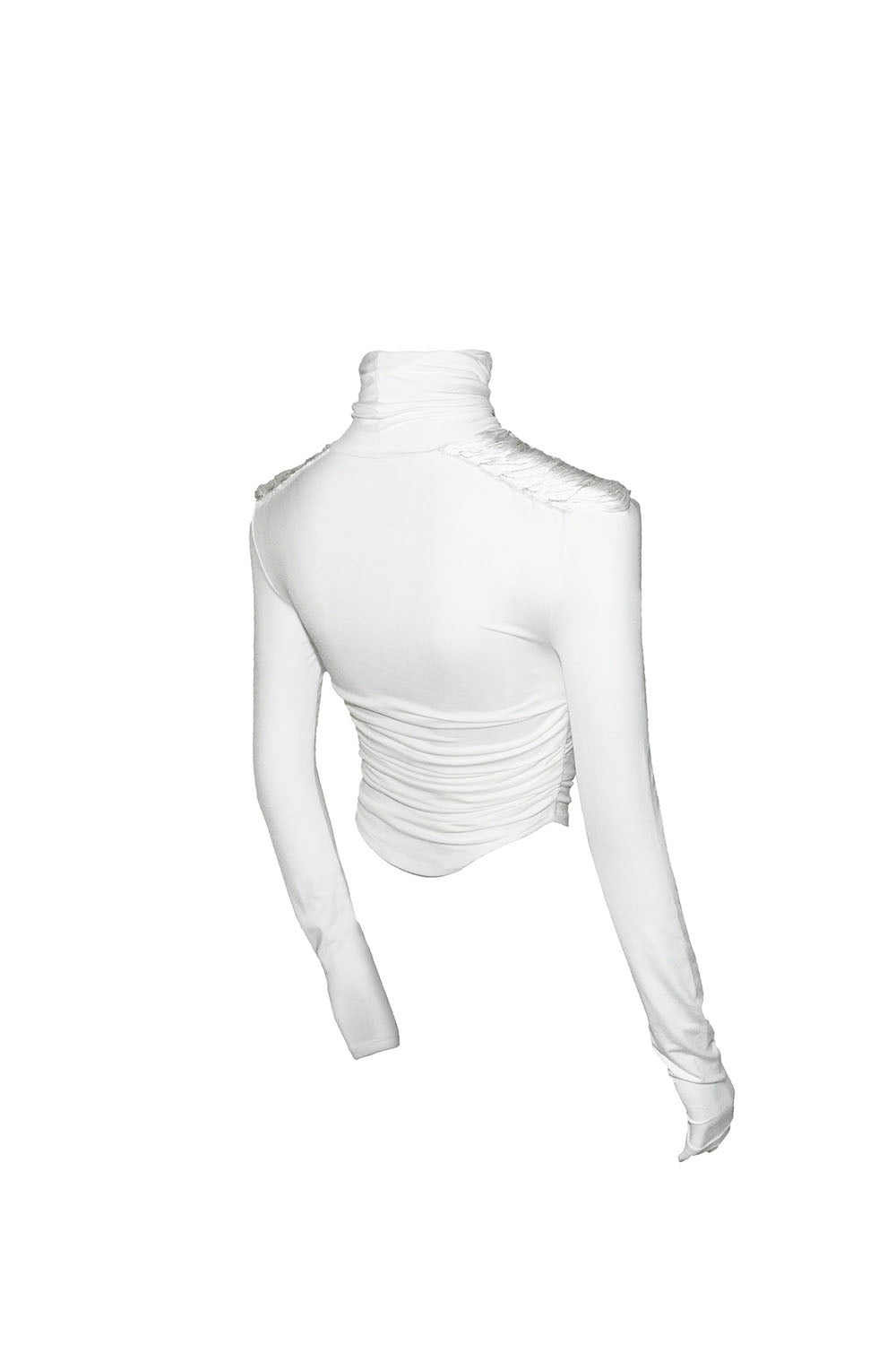 THEREDTHREAD / ザレッドスレッド】S embellished shoulder tops