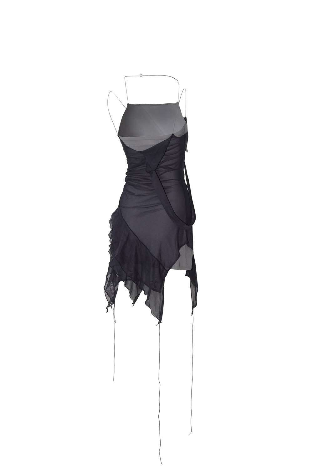 S ruffle tulle dress