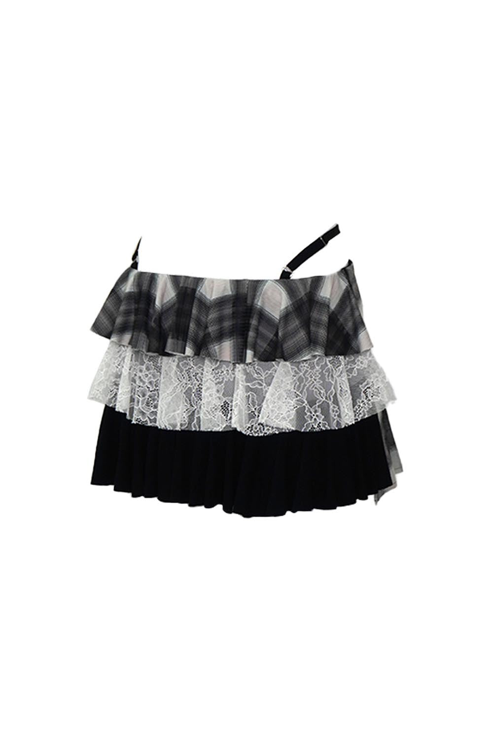 スカート theredthread S half mini skirt bug THEREDTHREAD / ザレッドスレッド】S half mini skirt bug check