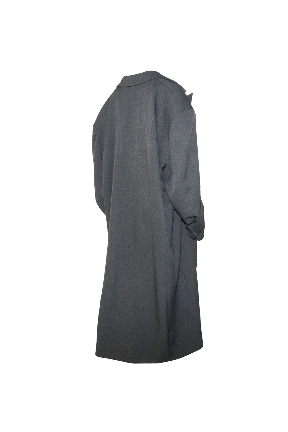 THEREDTHREAD S maxi tailored coat グレー THEREDTHREAD / ザレッドスレッド】S maxi tailored coat